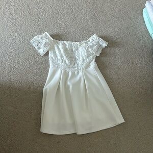 White Graduation Dress